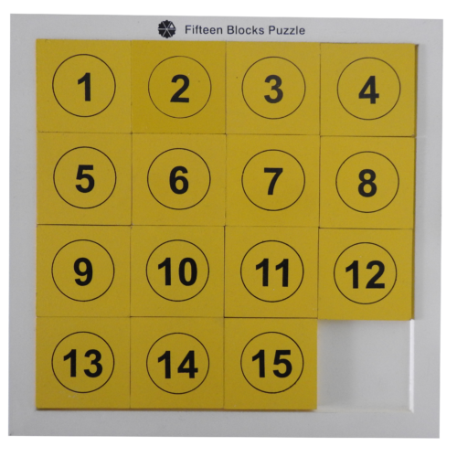Fifteen block puzzle