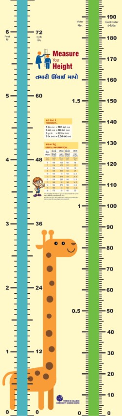 Height Measurement Chart – Science Shop