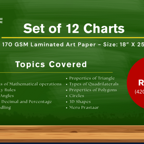 Maths Charts – (Set of 12 Charts, 18″ x 25″) – Science Shop