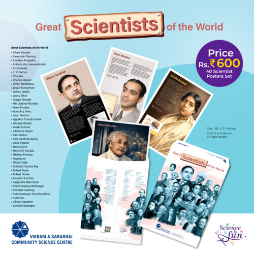 Great Scientists of the World (Set of 40 Charts)