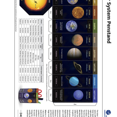 Make a Solar System Pen Stand (50 Nos.)